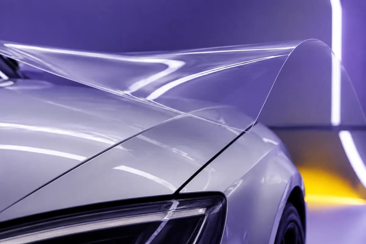 Gloss automotive surface and protective film material study